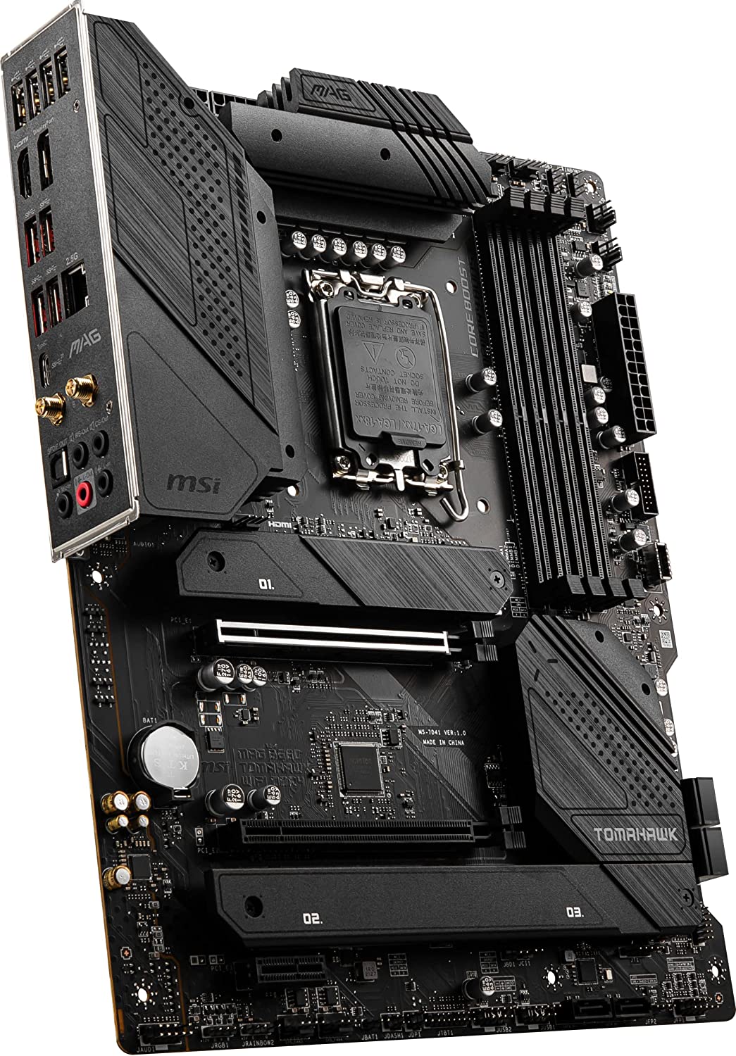 MSI MAG B660 Tomahawk WiFi DDR4 Gaming Motherboard (ATX, 12th Gen Intel Core, LGA 1700 Socket, DDR4, PCIe 4, 2.5G LAN, M.2 Slots, Wi-Fi 6)-Motherboard-MSI-computerspace