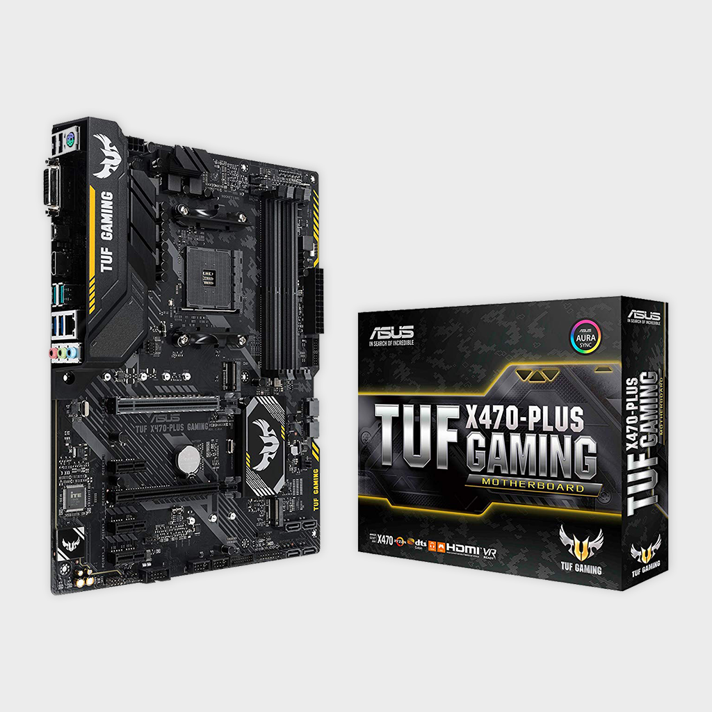 ASUS TUF X470-PLUS GAMING AMD RYZEN 2 MOTHERBOARD