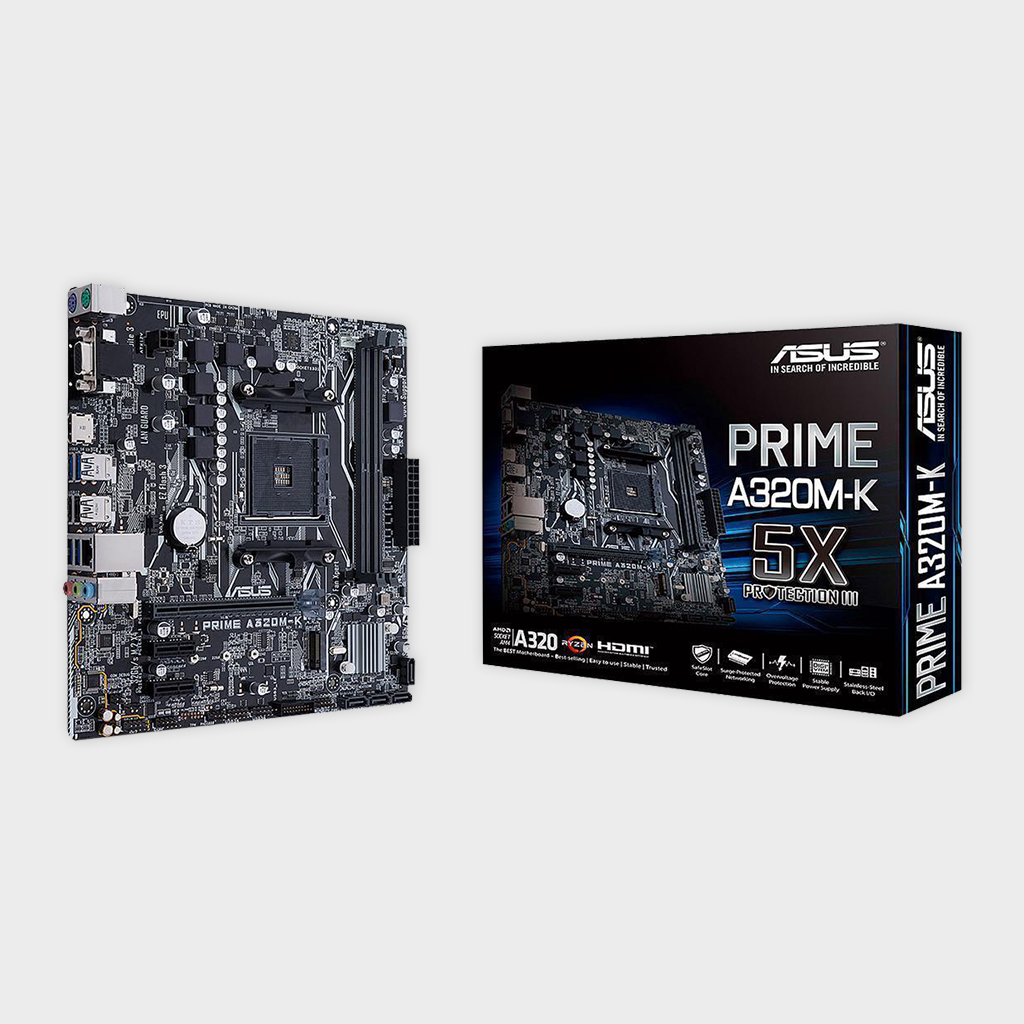 Asus PRIME A320M-K AM4 Motherboard