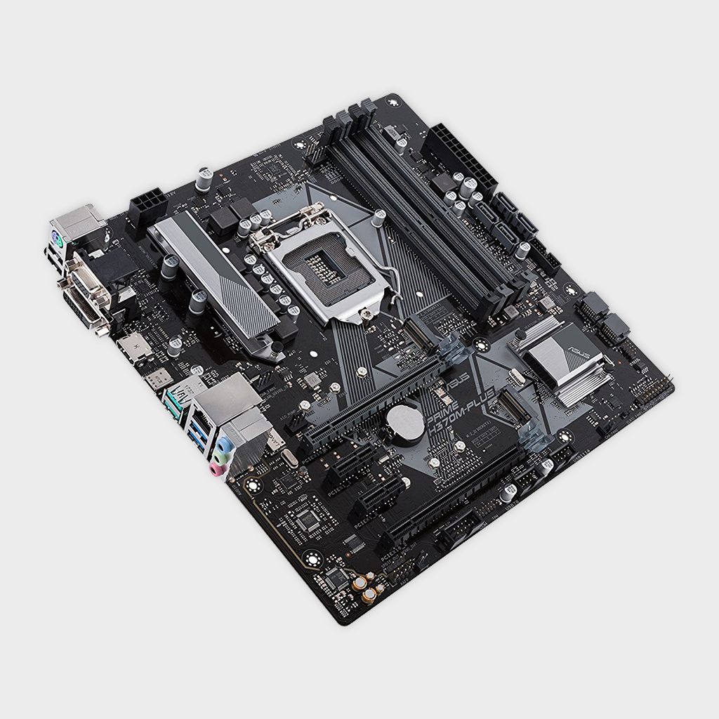 ASUS- PRIME H370M-PLUS/CSM (300 SERIES) MOTHERBOARD