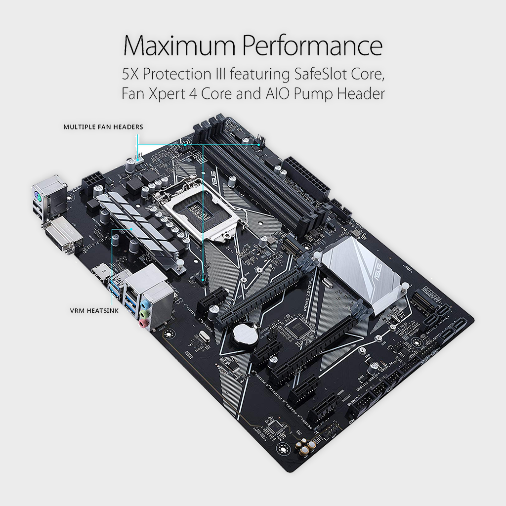 ASUS- PRIME Z370P LGA 1151 MOTHERBOARD