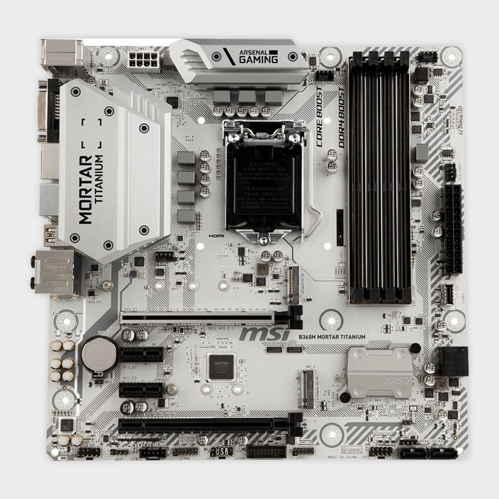 MSI B360M Mortar Titanium Arsenal Gaming LGA 1151 Motherboard