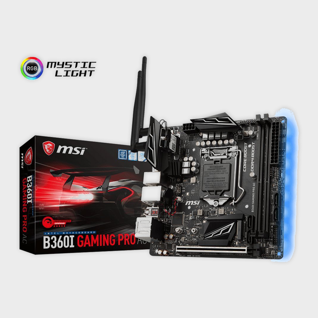 MSI B360I GAMING PRO AC Optane Ready WIFI ITX Motherboard