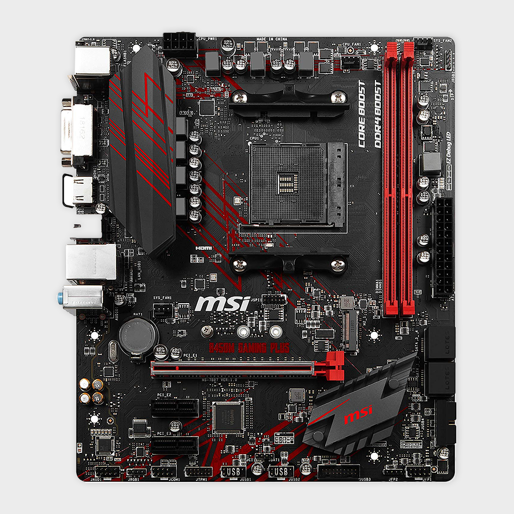 MSI B450M Gaming Plus Performance Gaming AMD Ryzen Motherboard