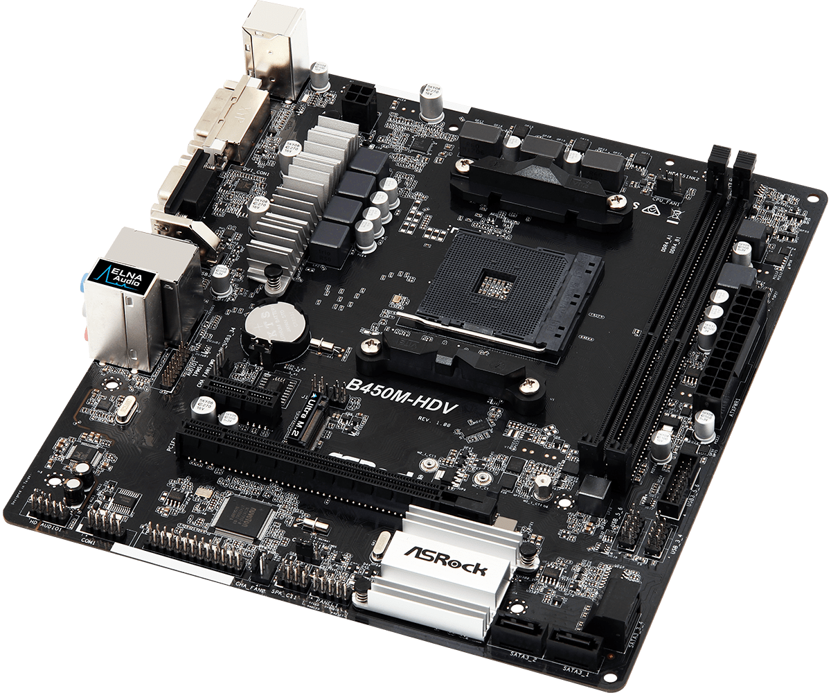 Asrock B450m HDV Motherboard