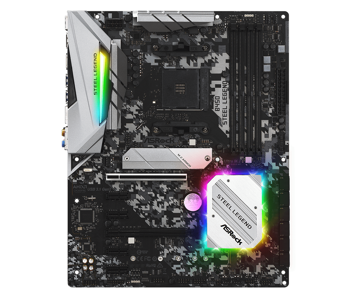 ASRock B450 Steel Legend Motherboard