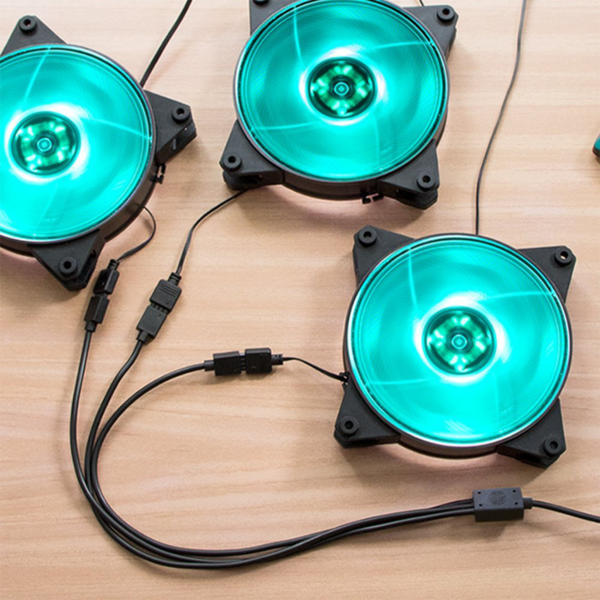 Cooler Master 1 to 3 RGB split cable