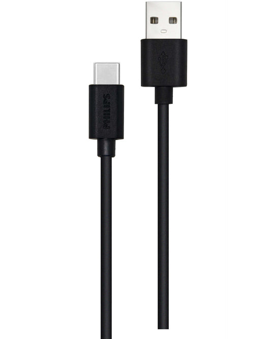 PHILIPS USB A TO USB C 1.2M Cable-DLC3104A/00-Charging Cable-Philips-computerspace
