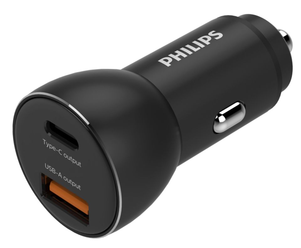 PHILIPS 1 USB-A + USB C, 36W (PD, QC)-DLP2521/00