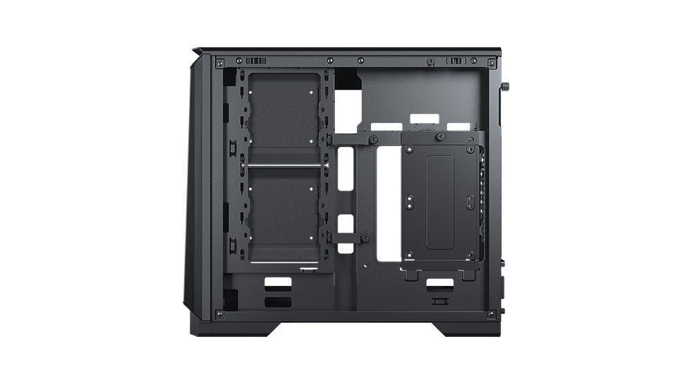 Phanteks Eclipse P200 Mini ITX, Tempered Glass, 2x 120mm DRGB fans DRGB, Black Cabinet-Cabinets-Phanteks-computerspace