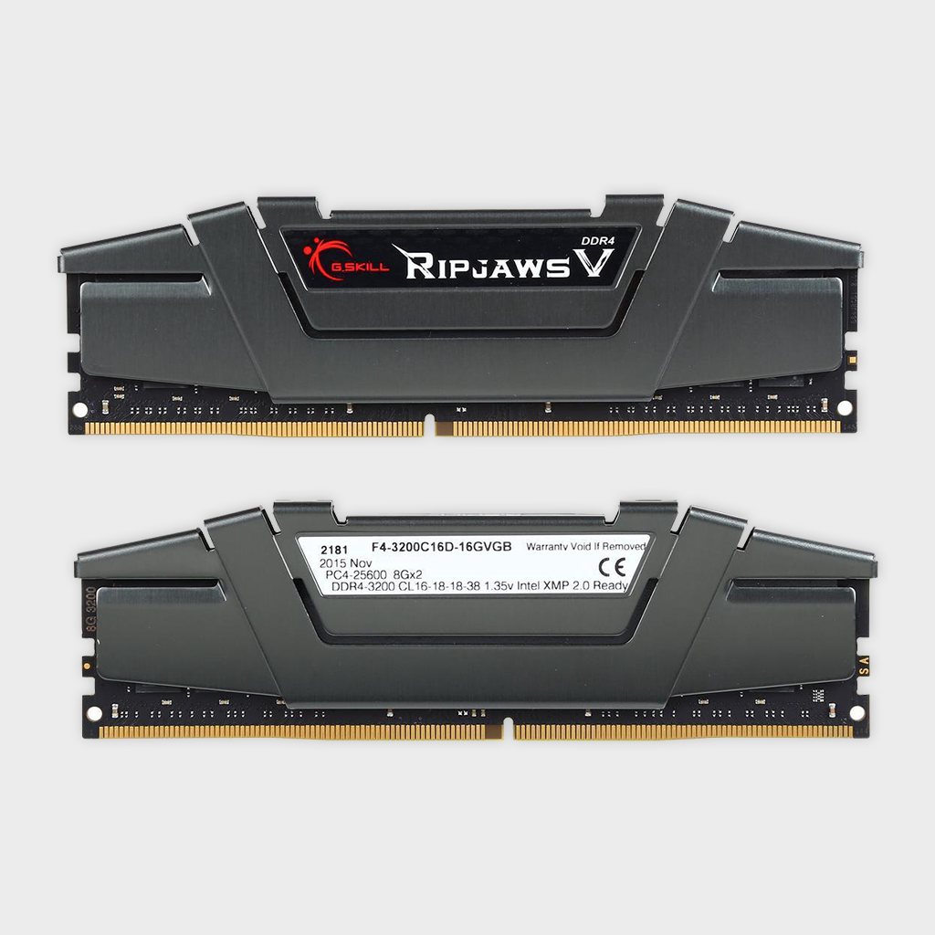 G SKILL 16GB 3200MHZ DDR4 F4-3200C16D-16GVGB RAM
