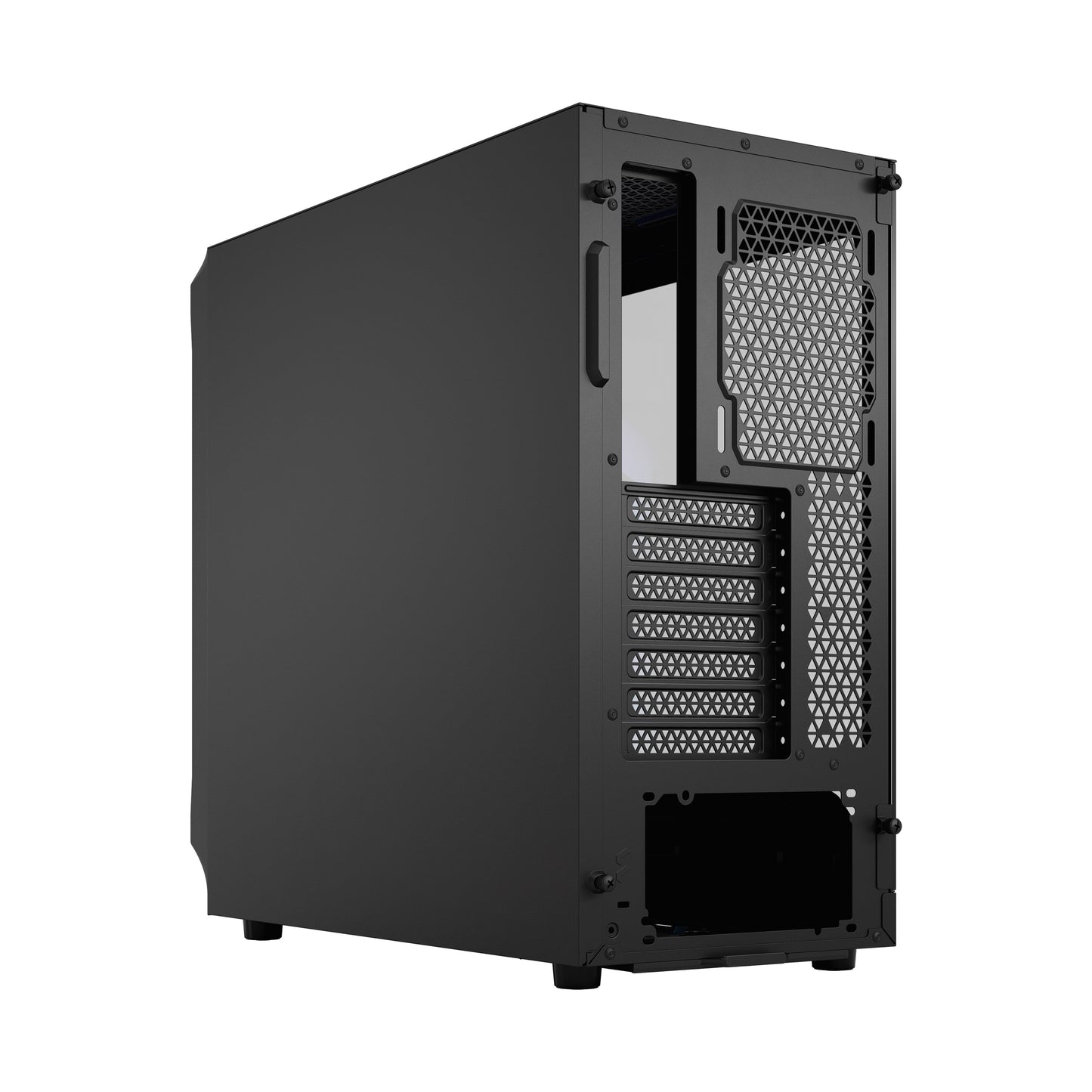 Fractal Focus 2 RGB Black TG Clear Cabinet-CABINETS-Fractal-computerspace