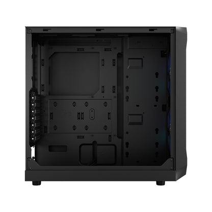 Fractal Focus 2 RGB Black TG Clear Cabinet-CABINETS-Fractal-computerspace