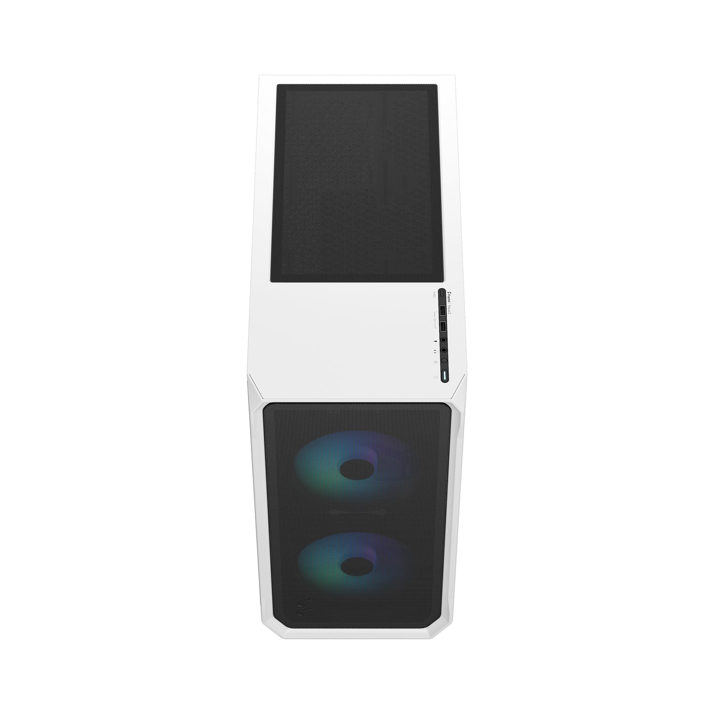 Fractal Focus 2 RGB Black TG Clear Cabinet-CABINETS-Fractal-computerspace