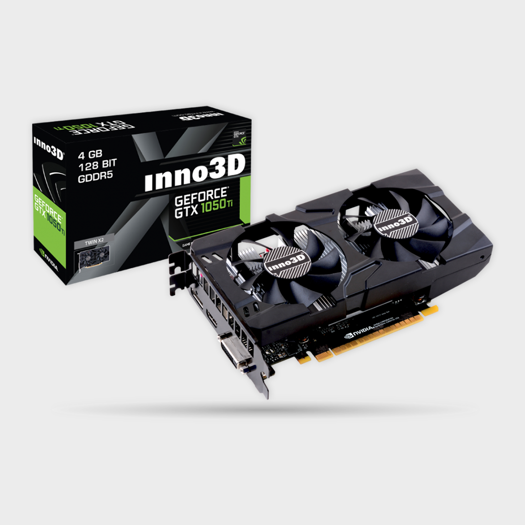 Inno3D GTX1050Ti Twin X2 4GB GDDR5 Graphics Card