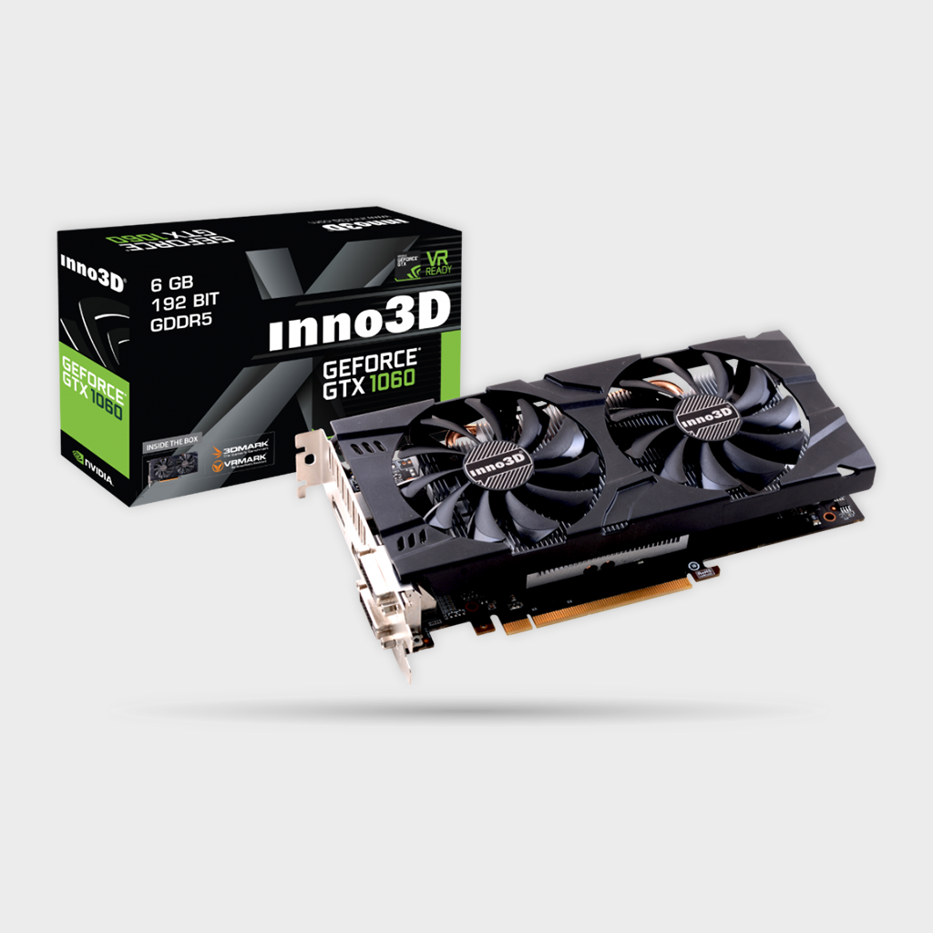 Inno3D GTX1060 6GB Twin X2 Graphics Card