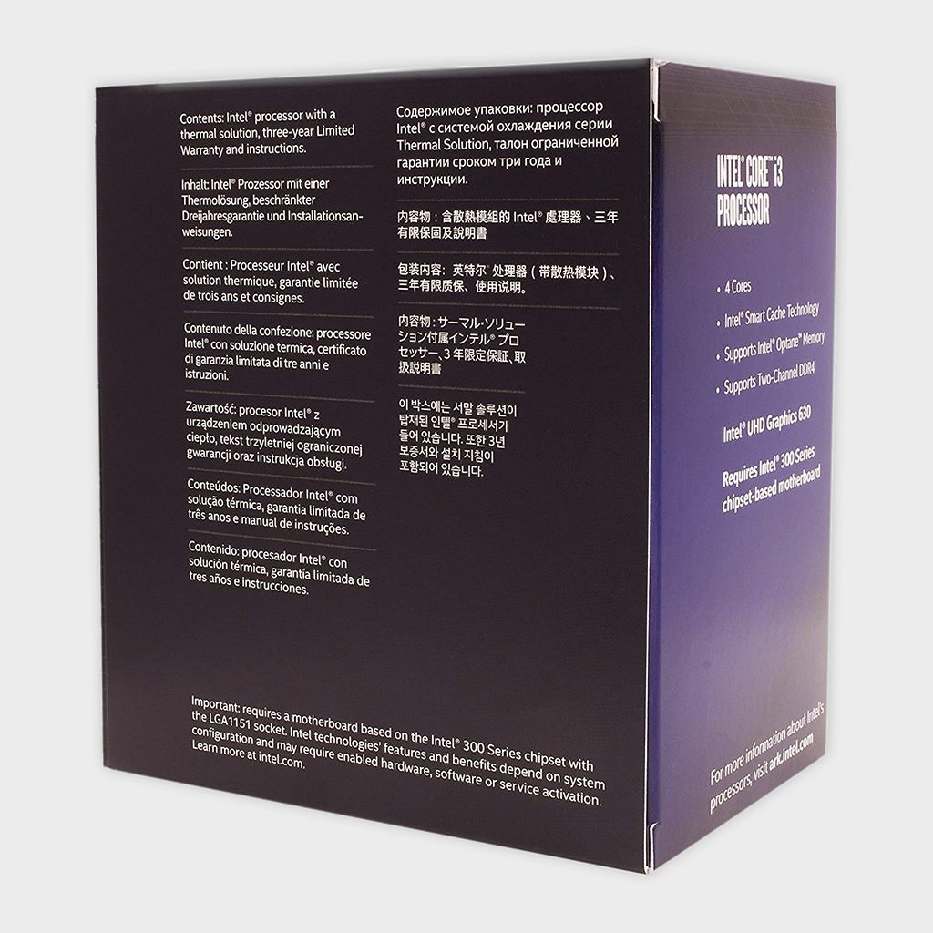 Intel 8Th Generation I3 8100 processor