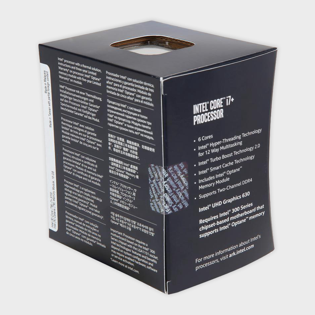 Intel Core I Plus i7+ 8700 Coffee Lake 6-Core Desktop Processor