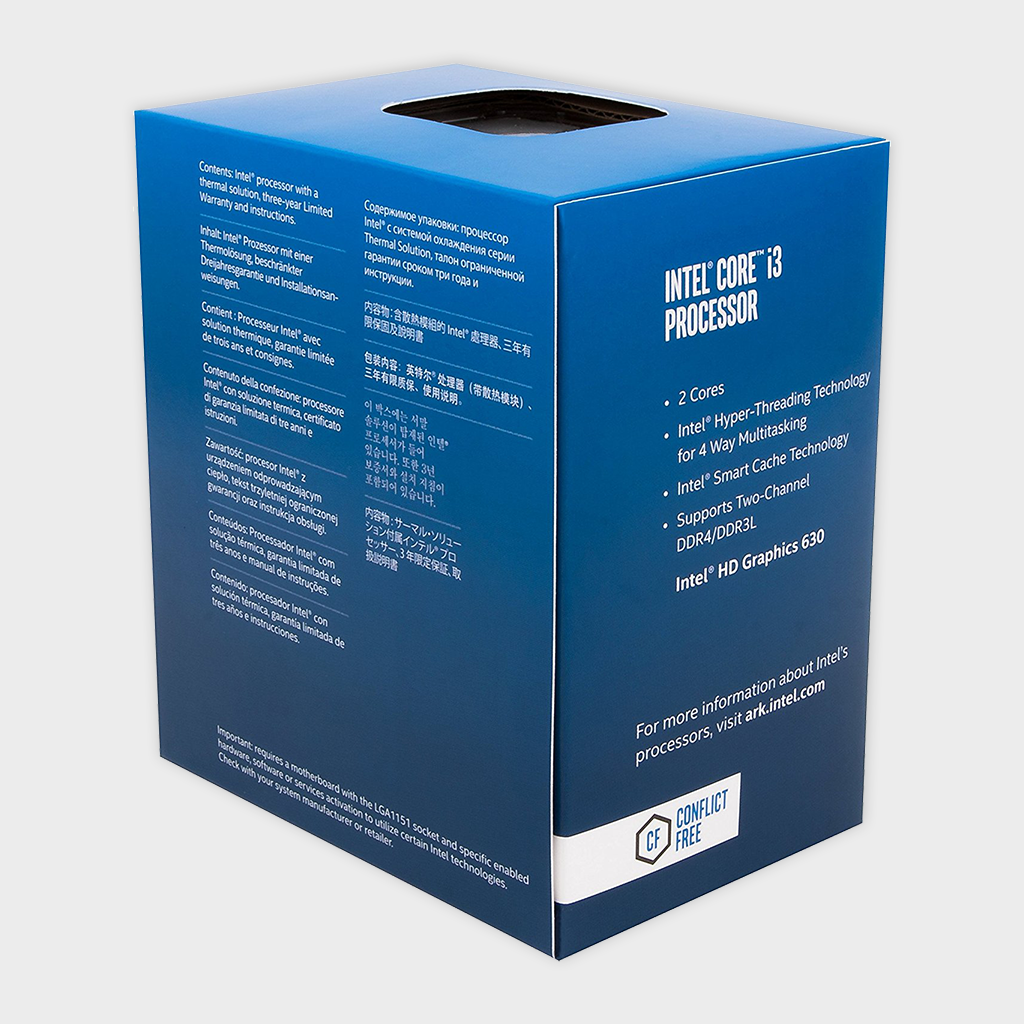Intel BX80677I37100 Core i3 7100 Socket LGA 1151 Processor