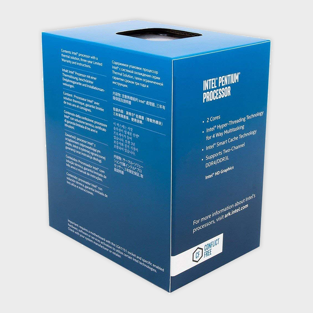 Intel G4560 7th Genenration Pentium Dual Core Processor