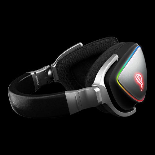 Asus RGB gaming headset with Hi-Res ESS Quad-DAC, circular RGB lighting effect and USB-C connector for PCs, consoles and mobile gaming