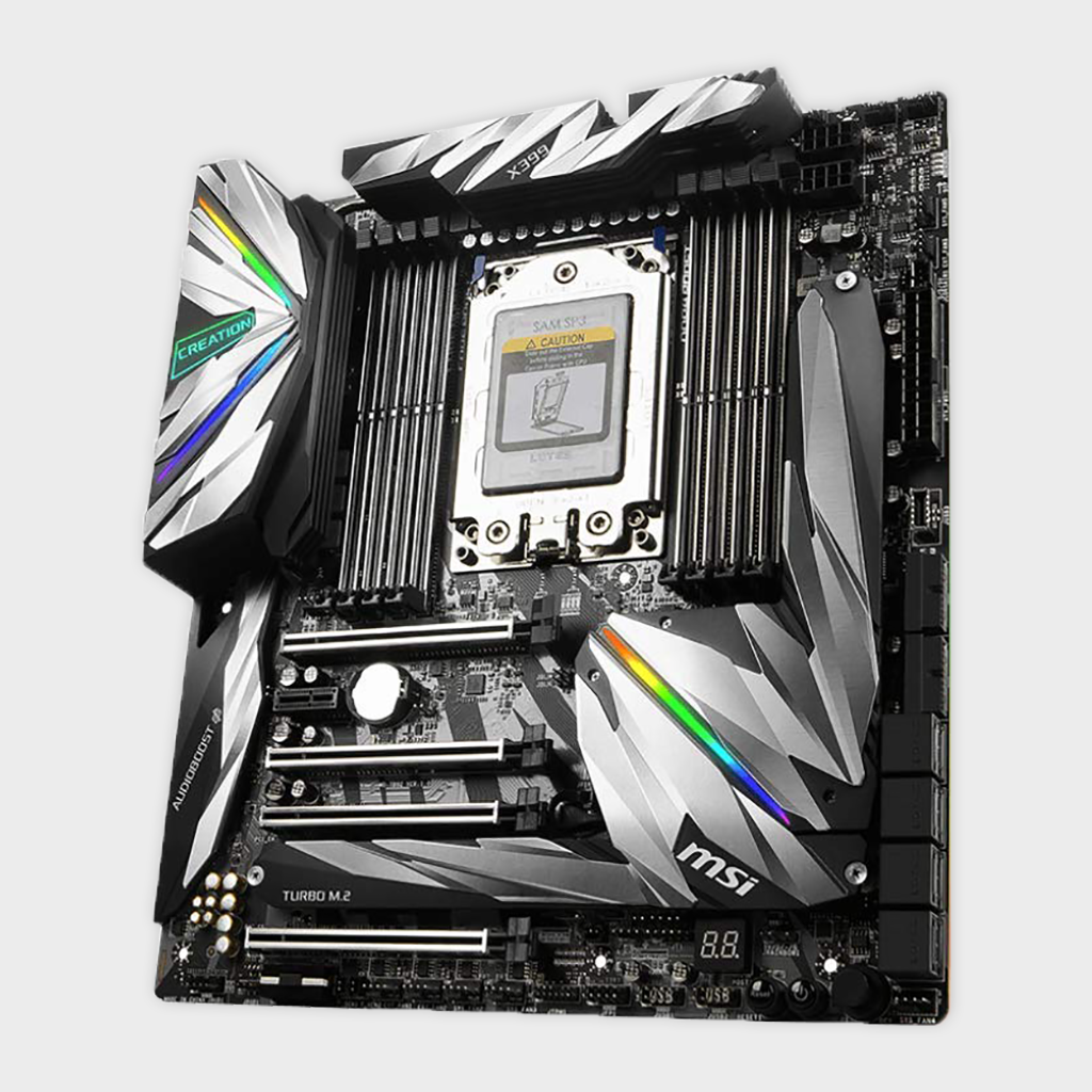 MSI Gaming AMD Ryzen ThreadRipper Motherboard (MEG X399 Creation)