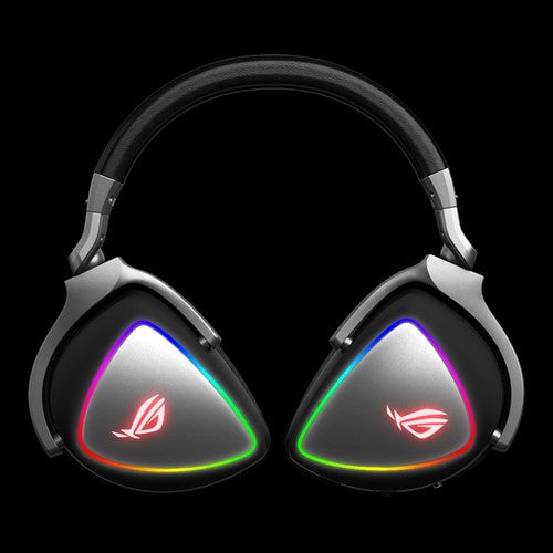 Asus RGB gaming headset with Hi-Res ESS Quad-DAC, circular RGB lighting effect and USB-C connector for PCs, consoles and mobile gaming