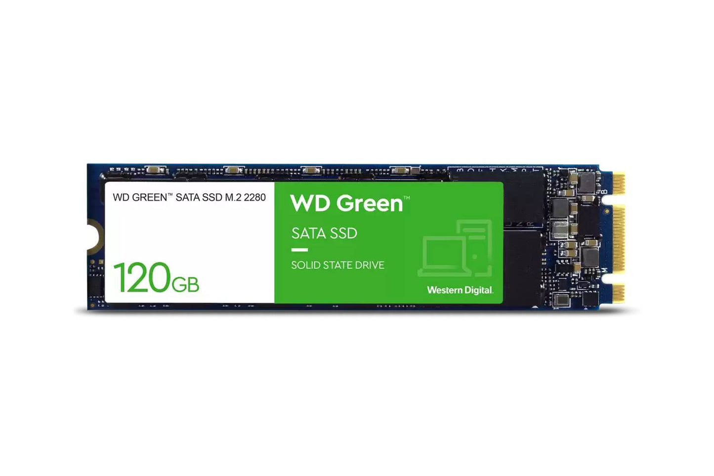 WD Green 120GB SATA III M.2 Internal SSD (WDS120G1G0B)