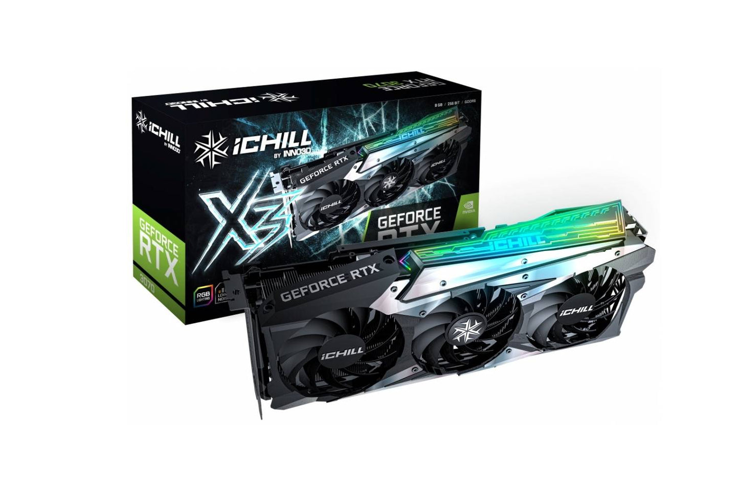 INNO3D GEFORCE RTX 3070 ICHILL X3 Graphics Card