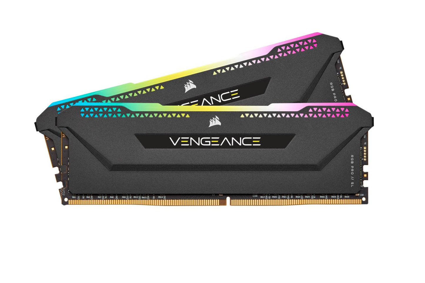 Corsair VENGEANCE RGB PRO SL 32GB (2x16GB) DDR4 DRAM 3600MHz C18 Memory Kit – Black