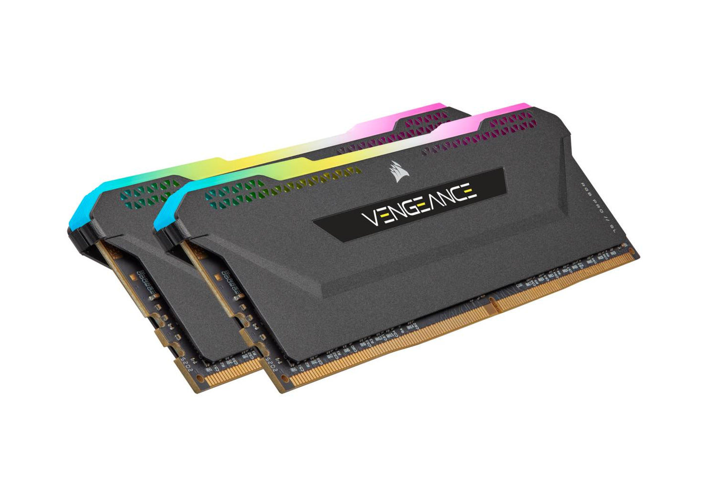 Corsair VENGEANCE RGB PRO SL 32GB (2x16GB) DDR4 DRAM 3200MHz C16 Memory Kit – Black