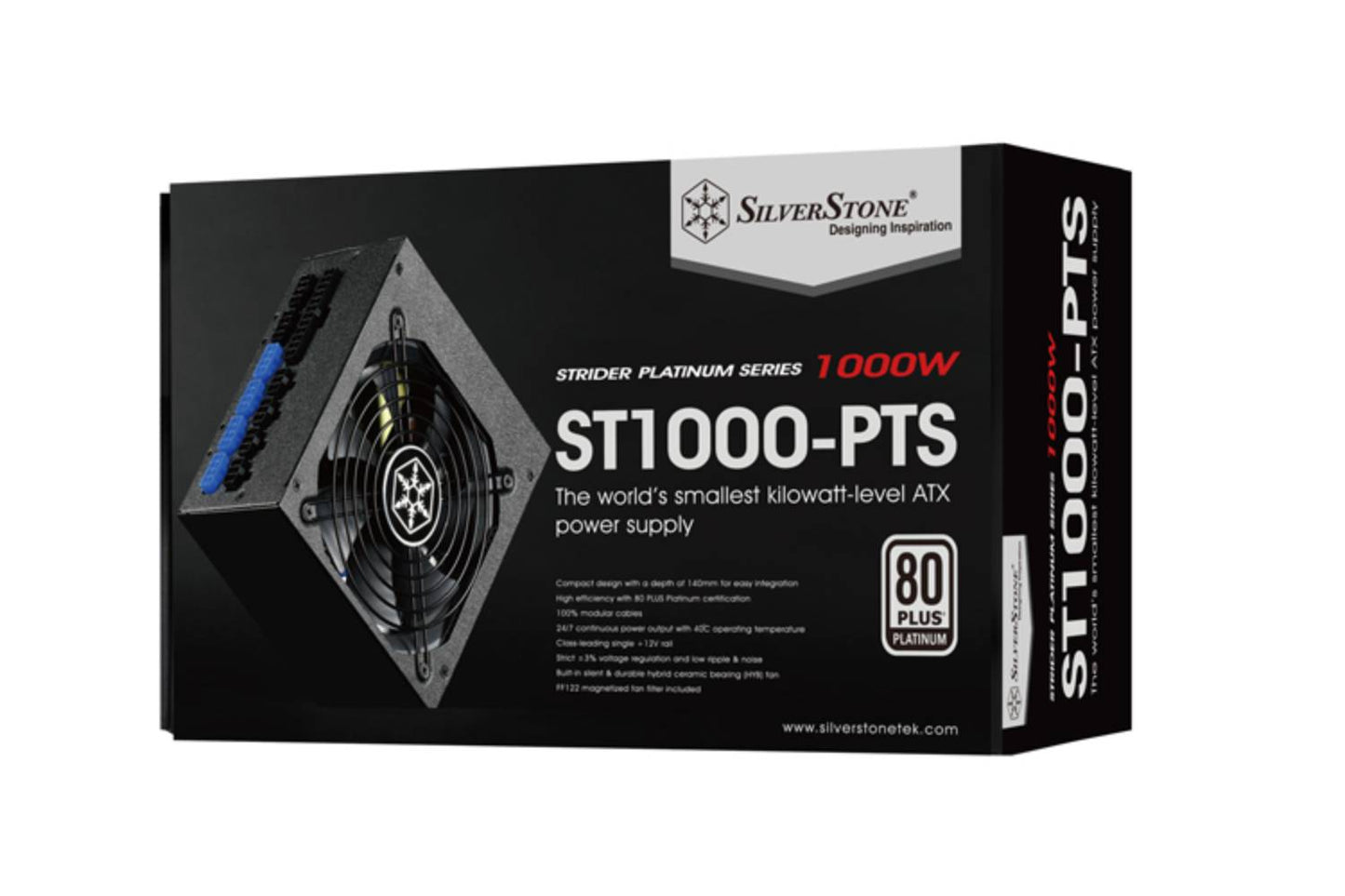 Silverstone ST1000-PTS 1000W Platinum 80 Plus Power Supply