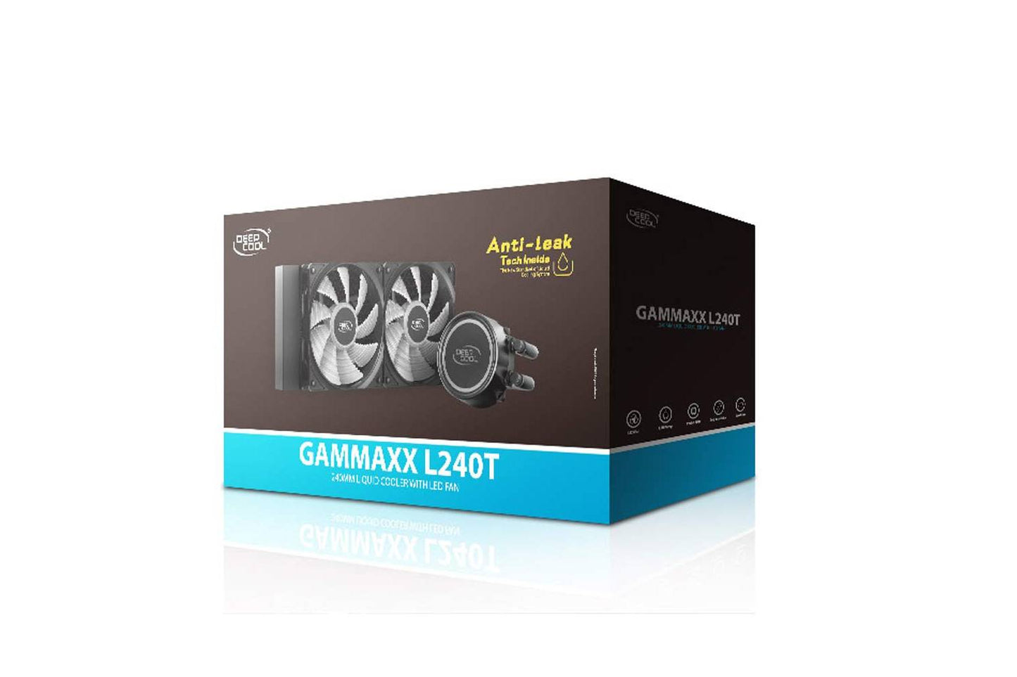 DEEPCOOL GAMMAXX L240T Blue AIO Liquid Cooler