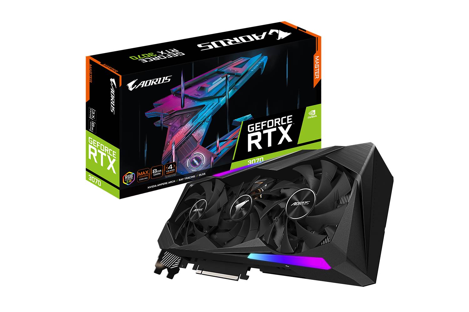 Gigabyte AORUS GeForce RTX 3070 MASTER 8G Graphics Card