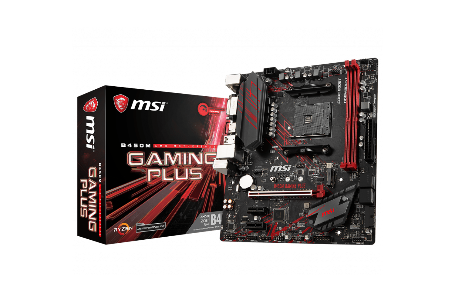 MSI B450M Gaming Plus Performance Gaming AMD Ryzen Motherboard
