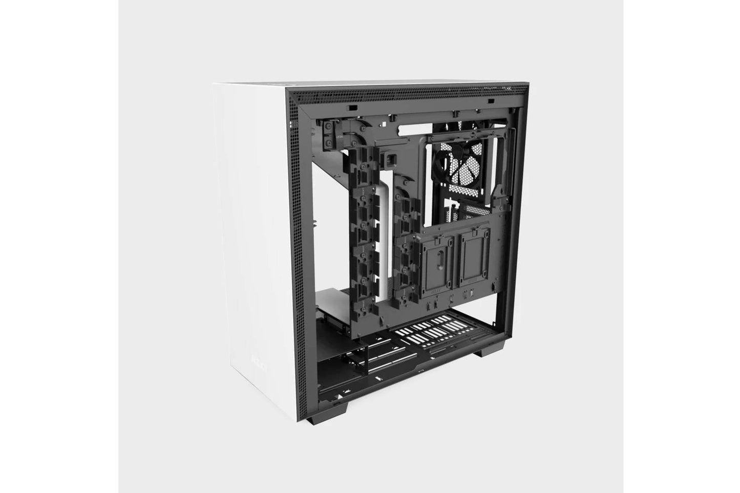 NZXT 710 Matte White Tempered Glass Cabinet