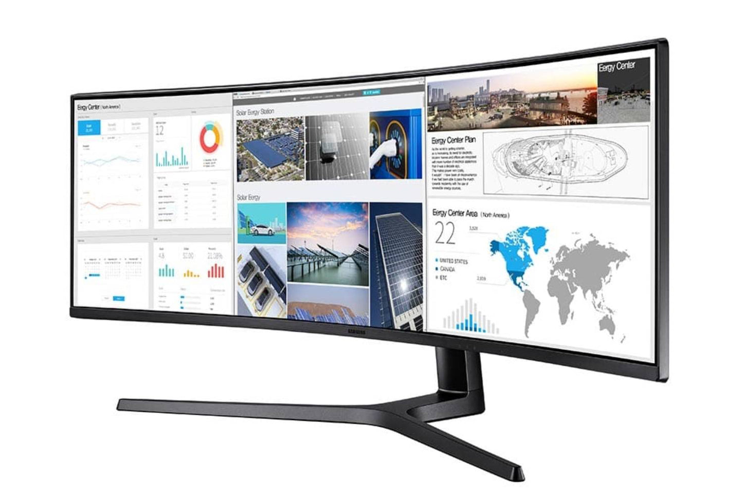 Samsung 48.9 inch (124.2 cm) Curved Gaming Monitor USB-C LC49J890DKWXXL