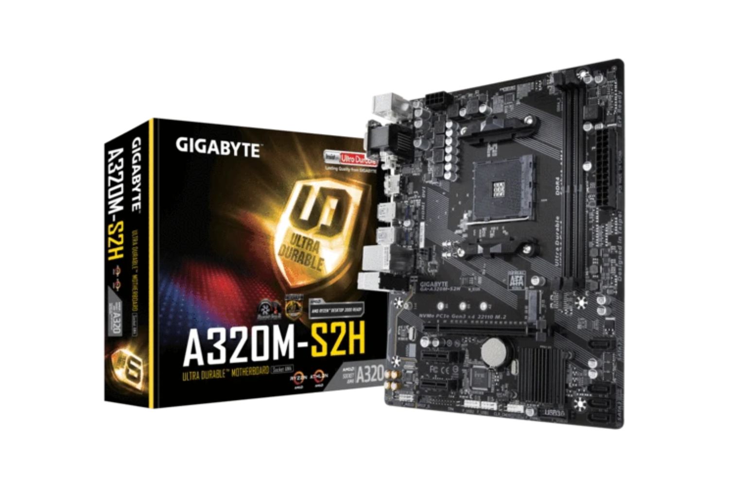 Gigabyte GA-A320M-S2H (rev. 1.x) Motherboard