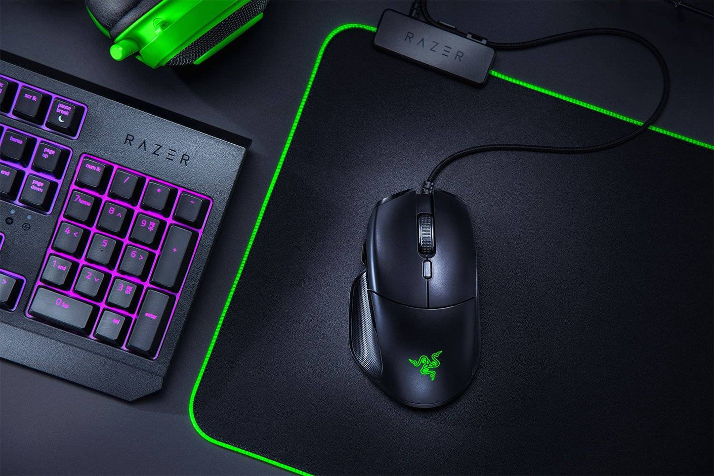 Razer Basilisk Essential Ergonomic Gaming Mouse with Multi-function Paddle
