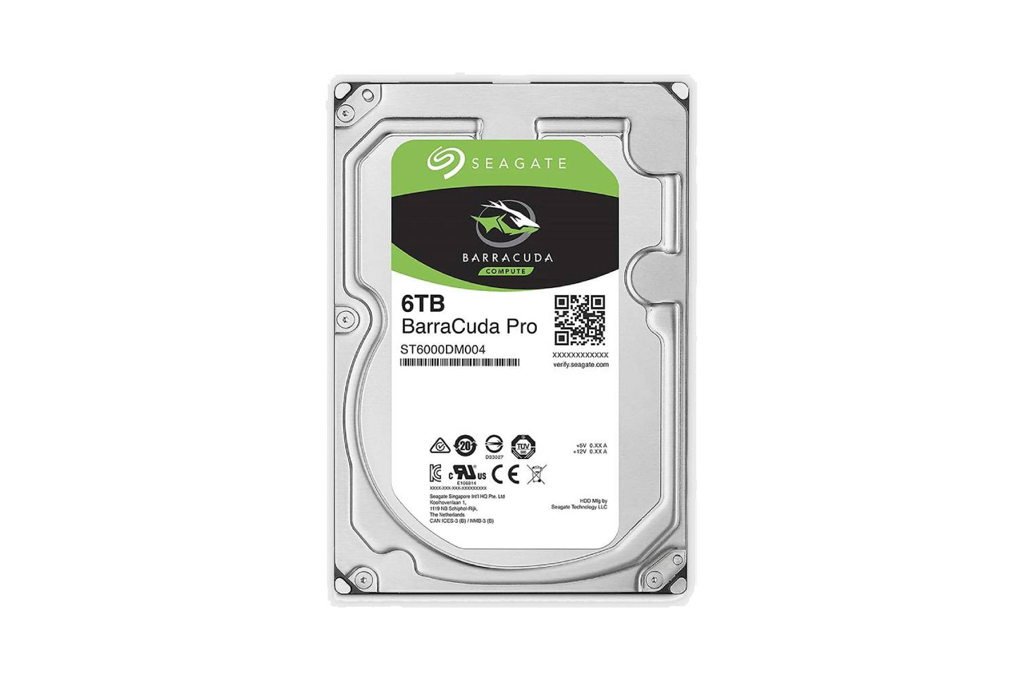 Seagate BarraCuda Pro 6TB 6GB/s 256MB Cache 3.5-Inch Internal HDD