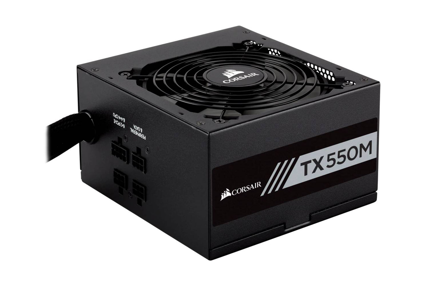Corsair TX Series TX550M 550W 80+ Gold Semi-Modular Power Supply - Black