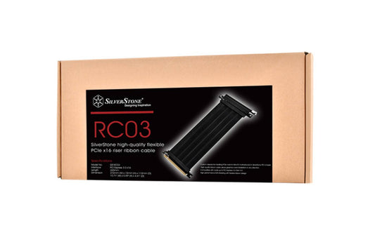 SilverStone RC03 Riser Ribbon Cable (SST-RC03B-220) 220mm