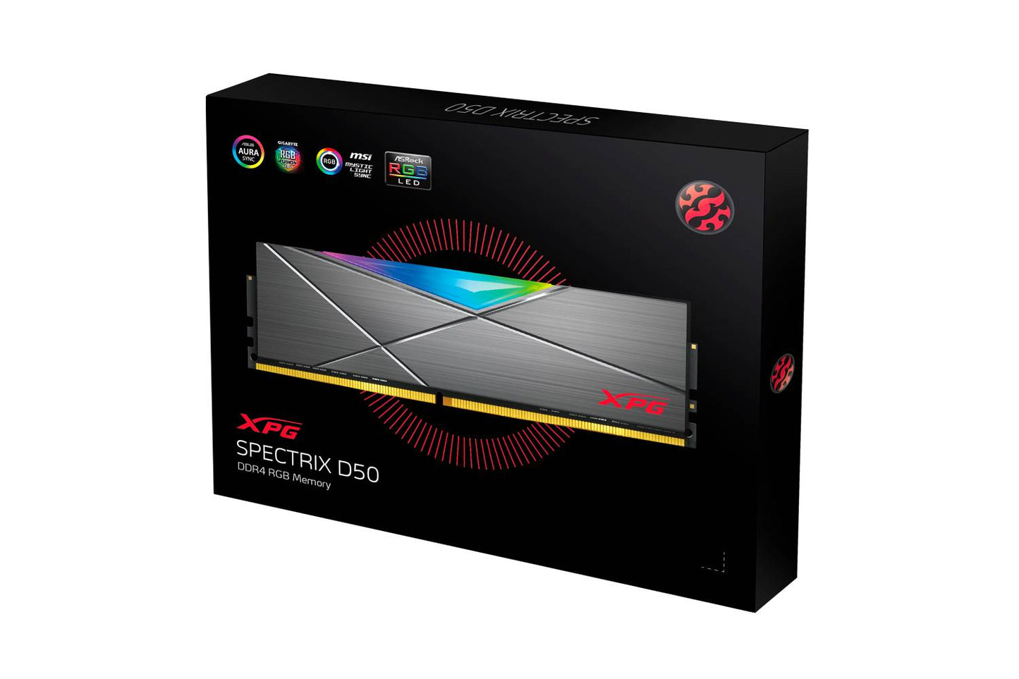 XPG SPECTRIX D50 DDR4 8GB 3200Mhz RGB Memory Module RAM