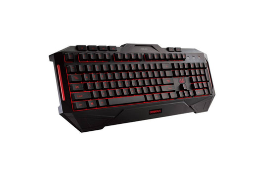 Asus Cerberus LED backlit USB gaming keyboard with splash-proof design