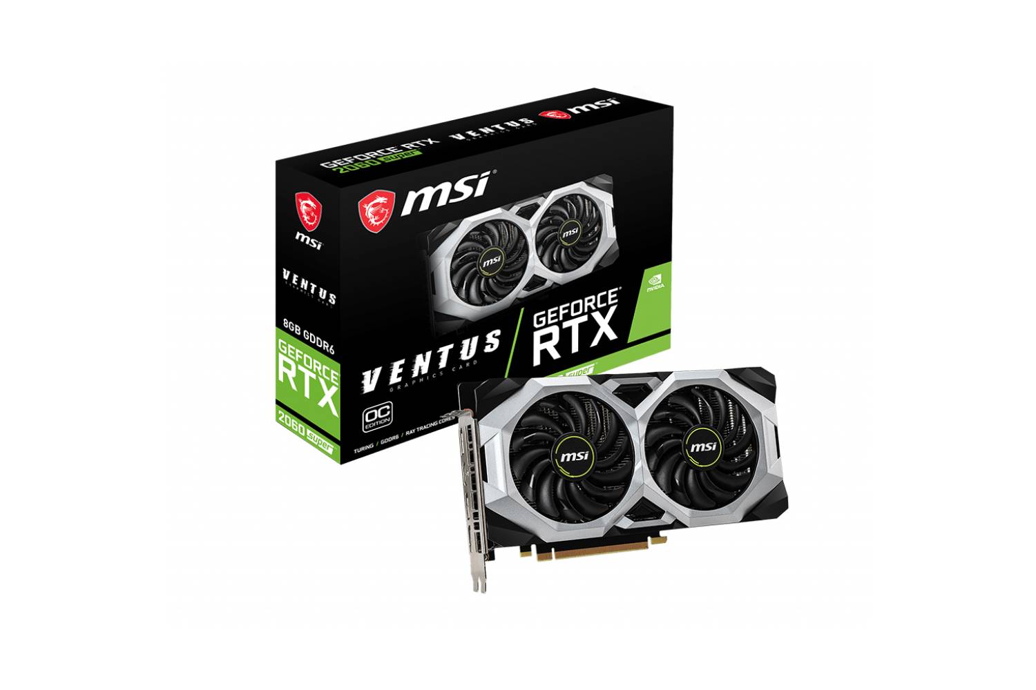 MSI GeForce RTX 2060 SUPER VENTUS OC Graphics Card