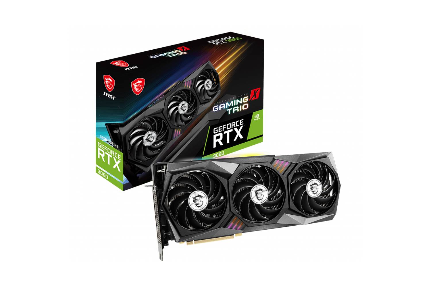 MSI GeForce RTX 3060 GAMING X TRIO 12G – Computerspace