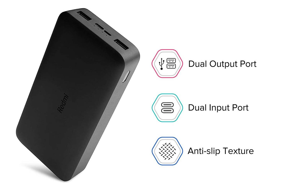 Redmi 20000mAh Power Bank Black