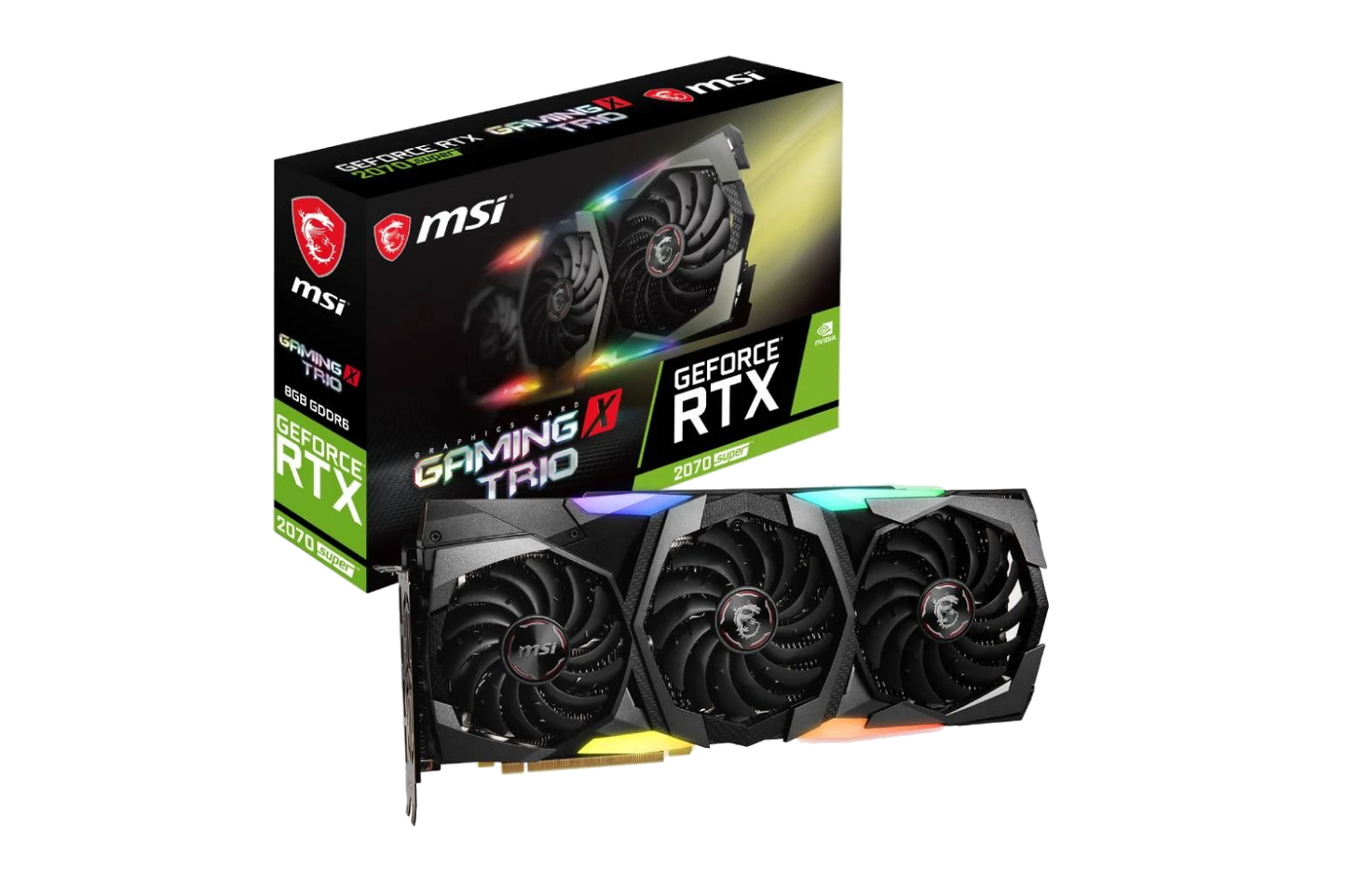 MSI Geforce Rtx 2070 Super Gaming X Trio Graphics Card