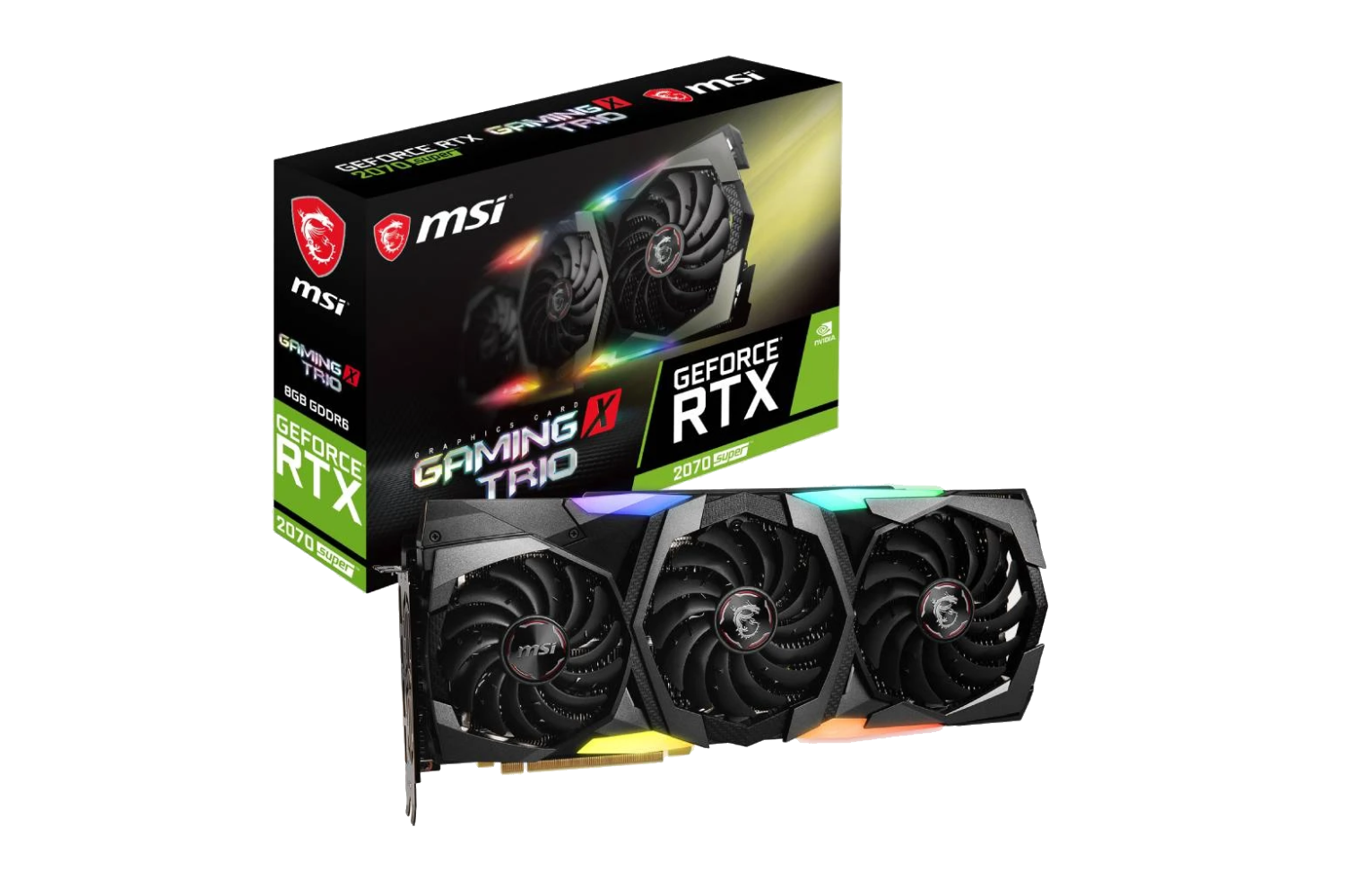 MSI Geforce Rtx 2070 Super Gaming X Trio Graphics Card
