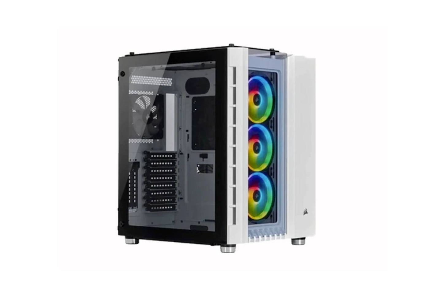 CORSAIR Crystal Series 680X RGB ATX High Airflow Tempered Glass Smart Case White Cabinet